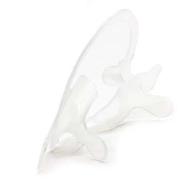 Ретрактор стоматологический для губ и щек прозрачный подкова, M