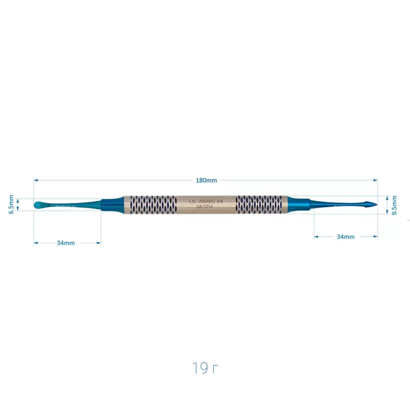 Распатор Бузера (Buser) Blue, 180 мм, 3 мм