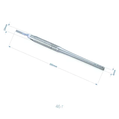 Ручка для скальпеля многоразовая для простых лезвий регулируемая, 160 мм прямая
