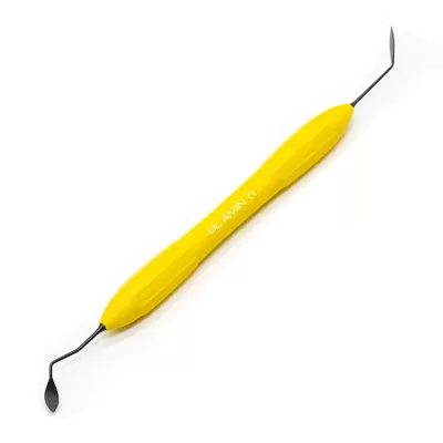 Гладилка универсальная для реставрации фронтальных зубов желтая, Silicon Black, 175 мм