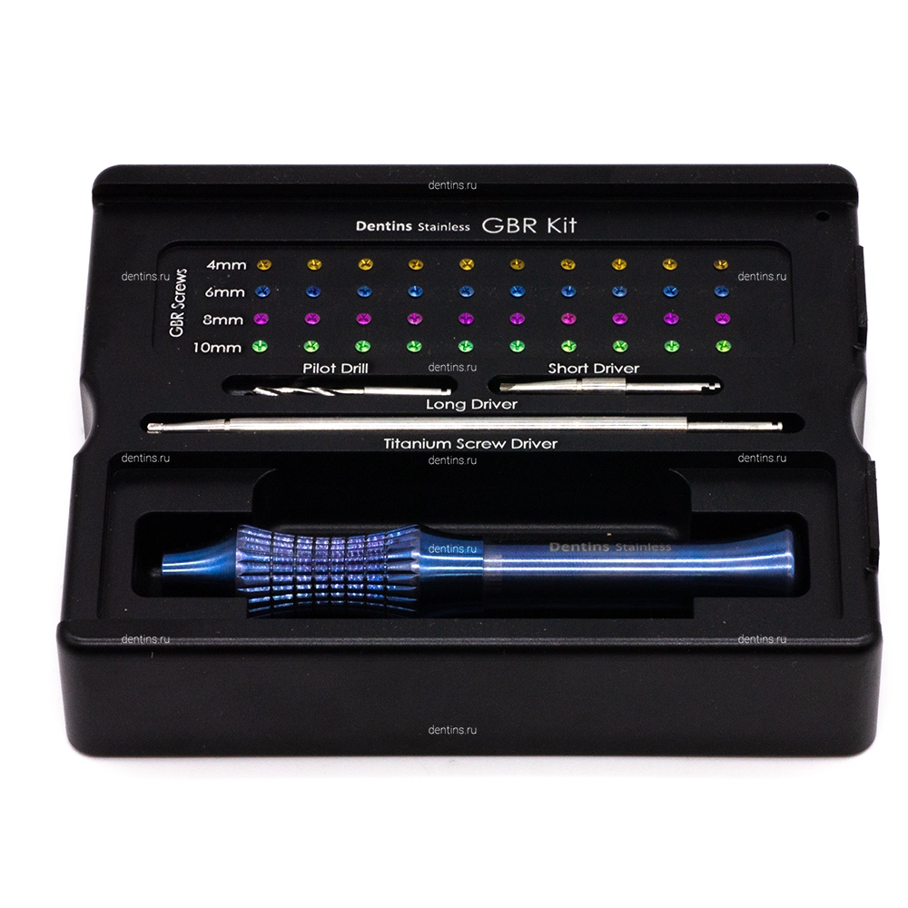 Набор для челюстно лицевой хирургии с отверткой и винтами Набор для челюстно лицевой хирургии с отверткой и винтами