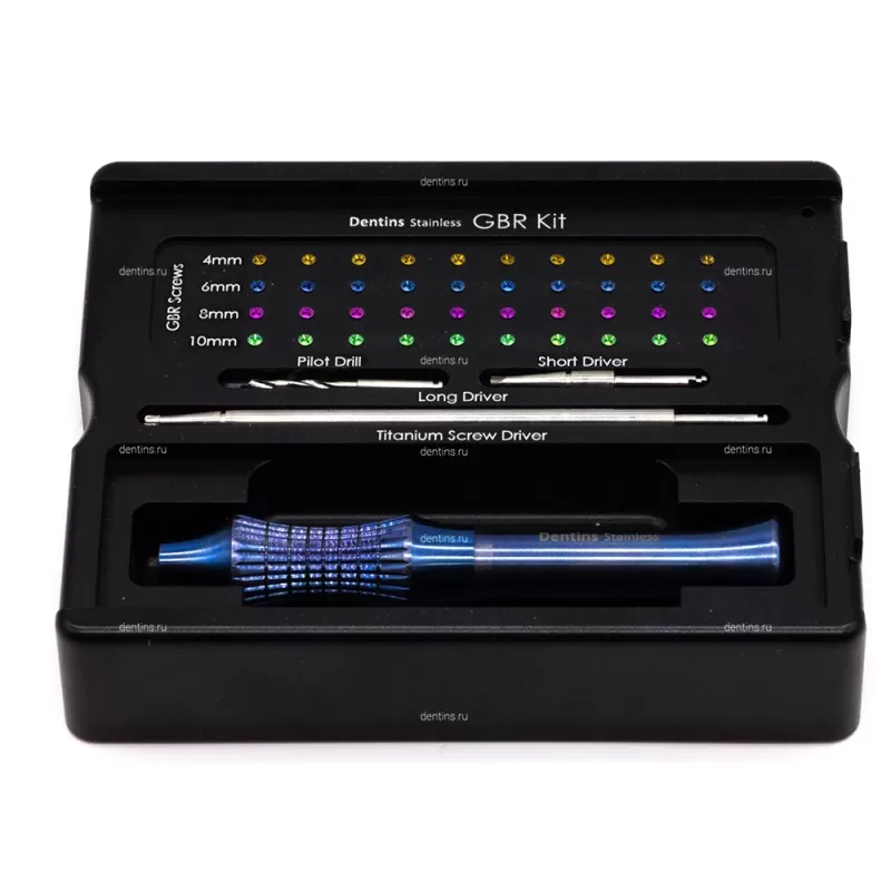 Набор для челюстно лицевой хирургии с отверткой и винтами