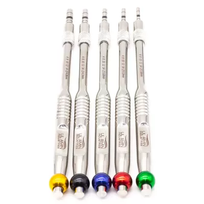 Набор для закрытого синус-лифтинга из 5 прямых, вогнутых остеотомов