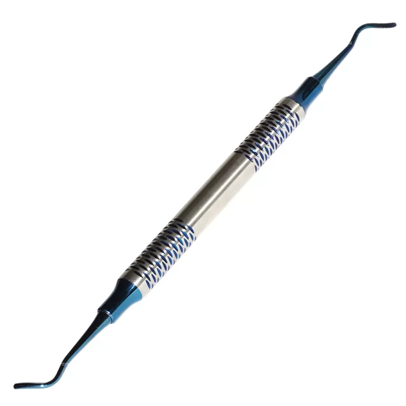 Кюретка костная каплевидная Blue, 175 мм