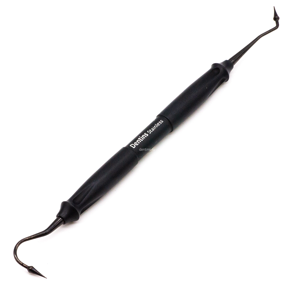 Фиссурная гладилка двусторонняя Figure Black, 170 мм Фиссурная гладилка двусторонняя Figure Black, 170 мм