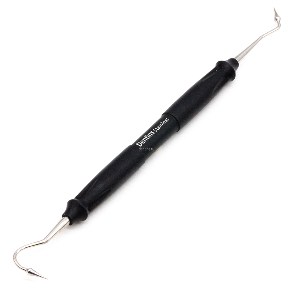 Фиссурная гладилка двусторонняя Figure Silver, 170 мм