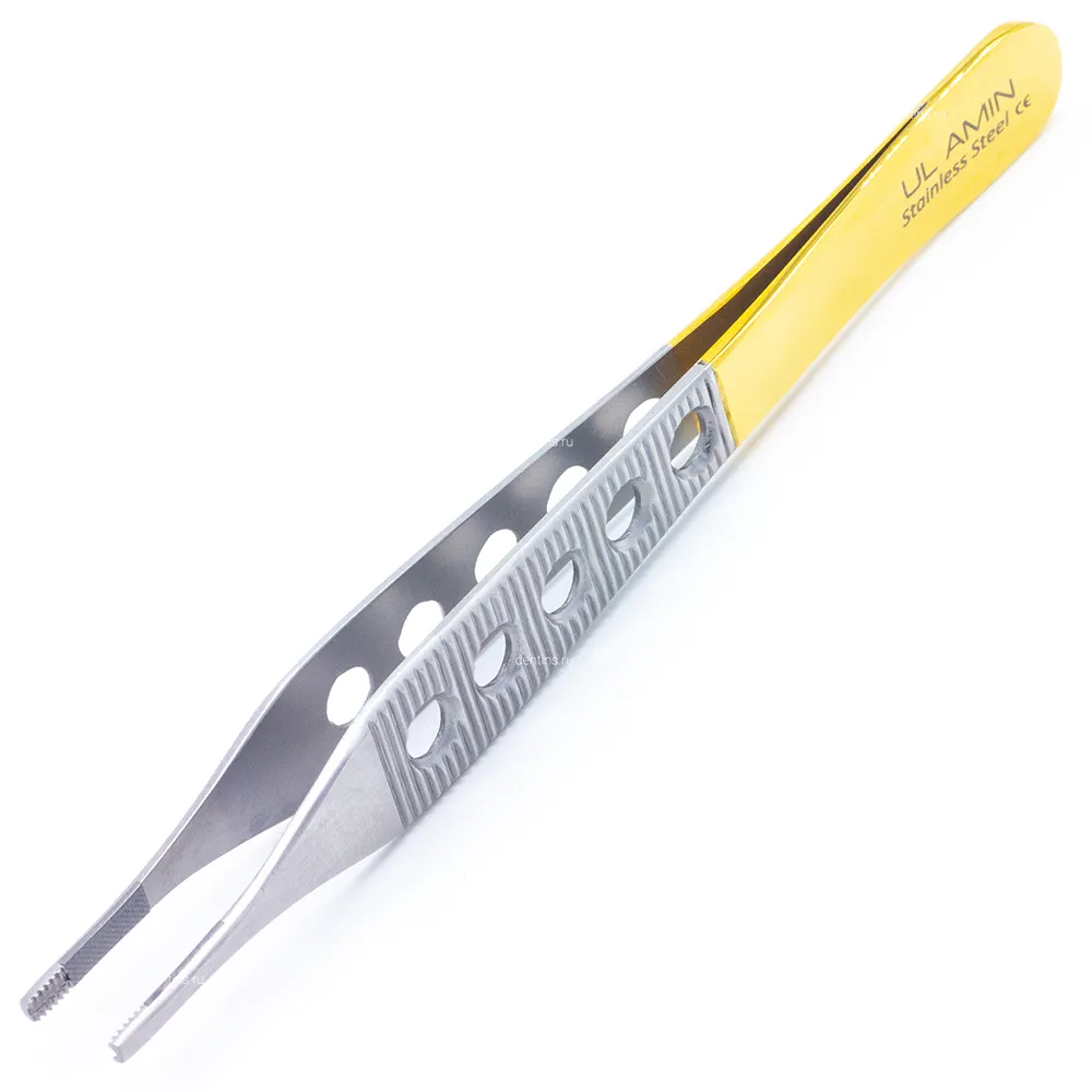 Пинцет хирургический Адсон-Браун (Adson-Brown) TC Gold, 125 мм