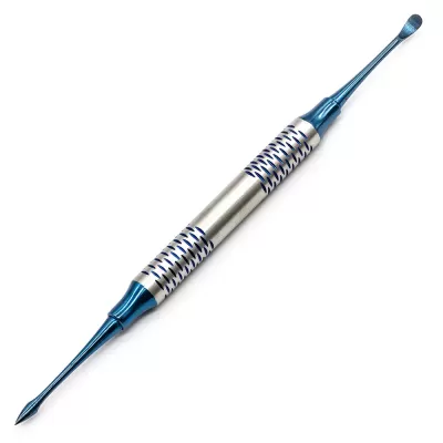 Распатор двусторонний Бузера (Buser) модифицированный Blue, 175 мм