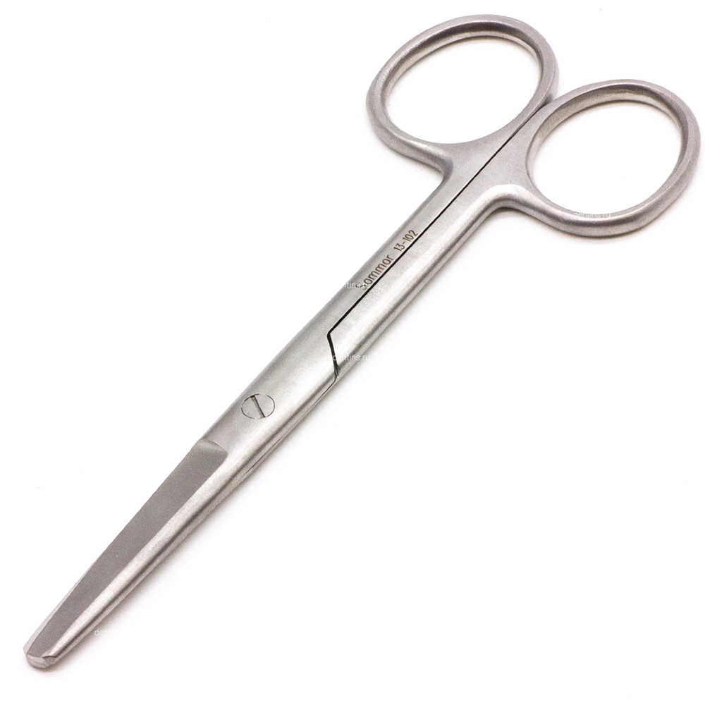 Ножницы тупоконечные прямые, 140 мм