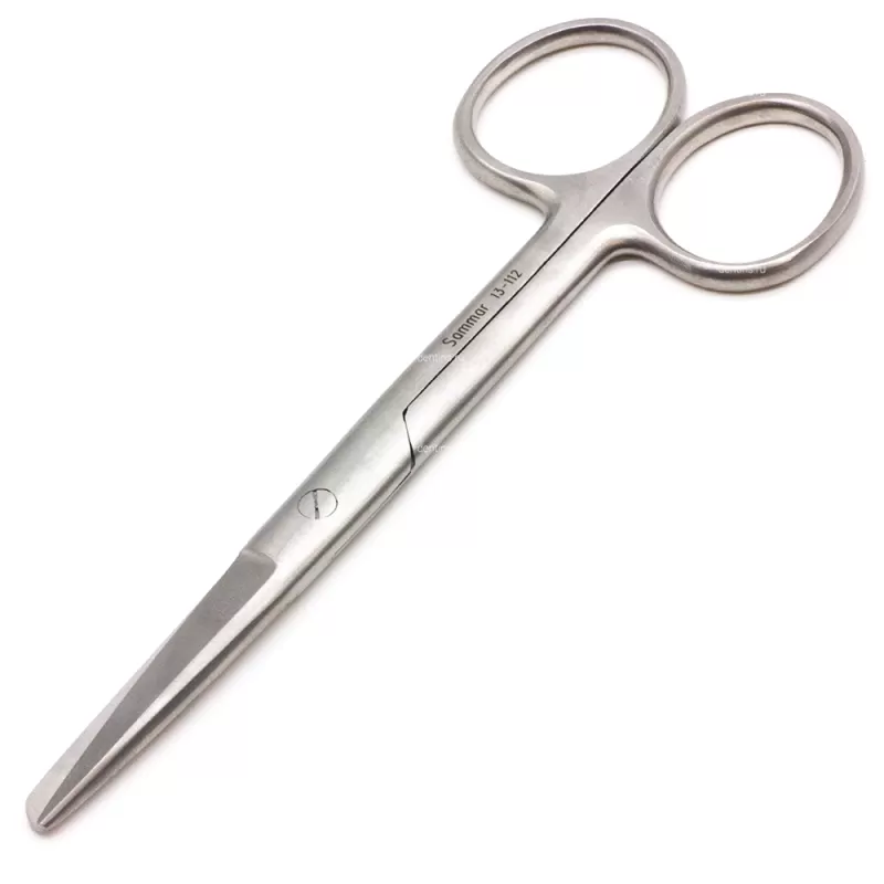 Ножницы с одним острым концом прямые, 140 мм