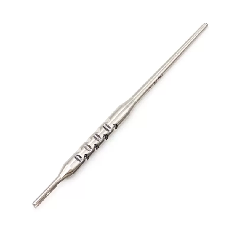 Ручка для скальпеля многоразовая для простых лезвий, Round Silver 150 мм