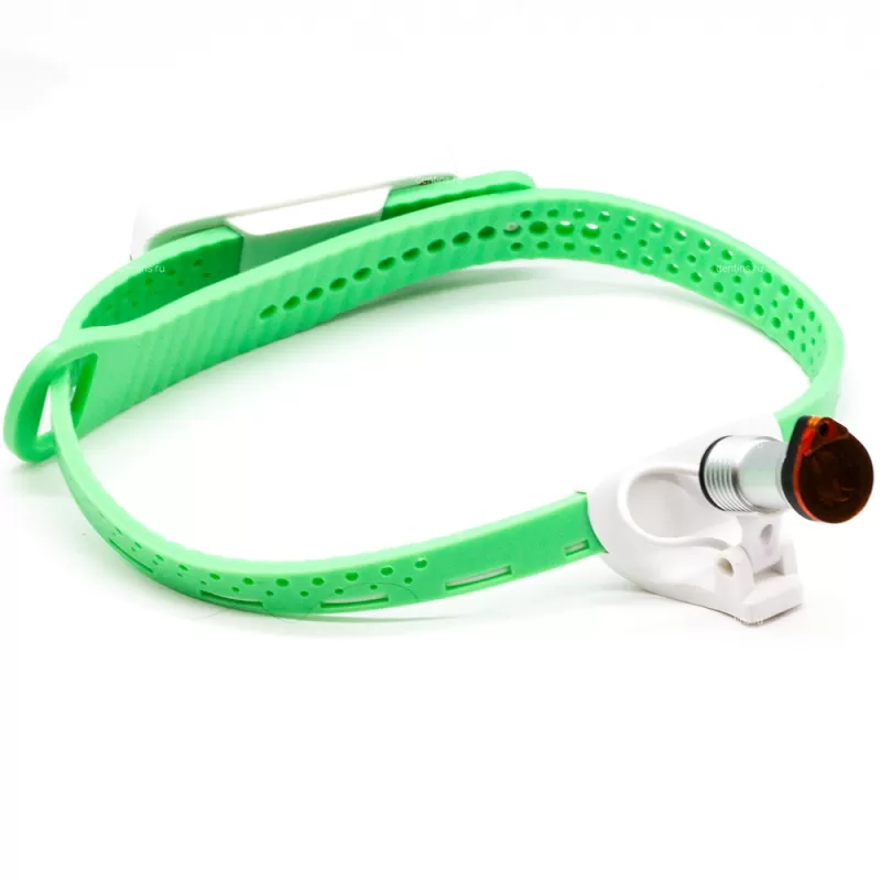 Налобный осветитель, зеленый