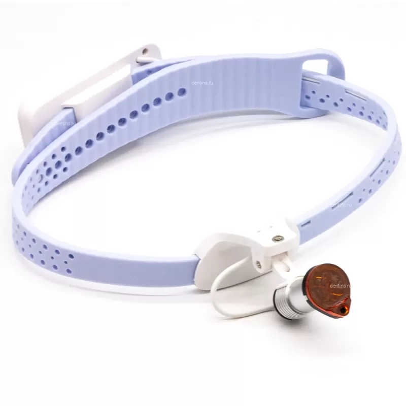 Налобный осветитель, голубой