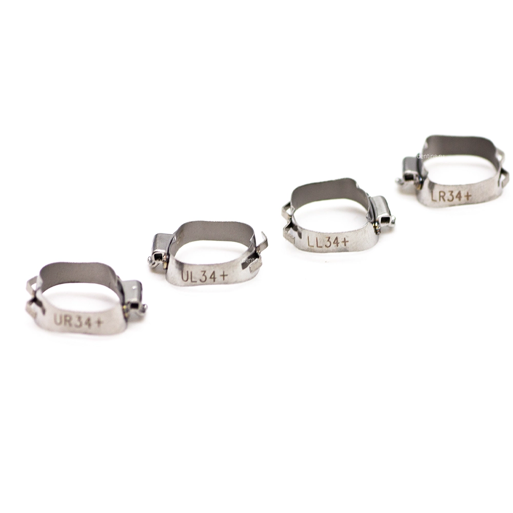 Ортодонтические кольца на 1-е моляры 34+, 4 шт