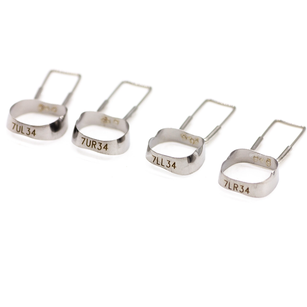 Ортодонтические кольца с петлей на 2-е моляры 34, 4 шт Ортодонтические кольца с петлей на 2-е моляры 34, 4 шт