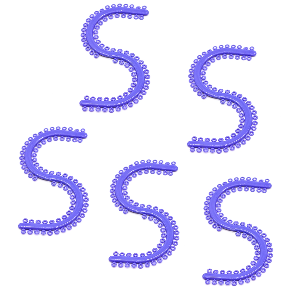 Эластичный сепаратор 70 колец, синий, 5 шт