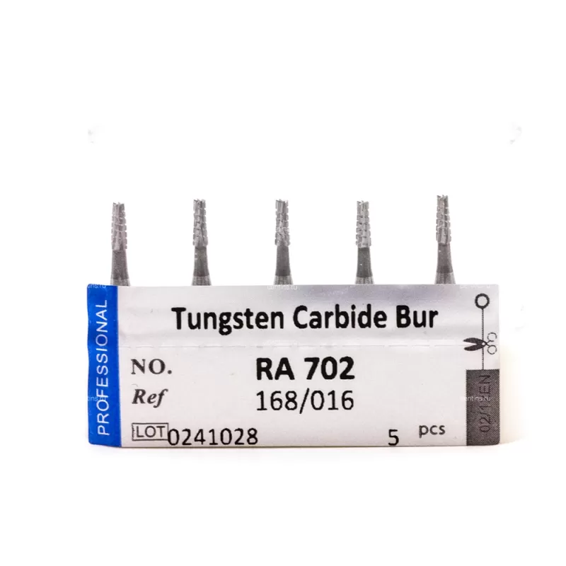 Бор твердосплавный для углового наконечника (2.35 мм RA), конусовидный (с плоским концом), 1,6 мм