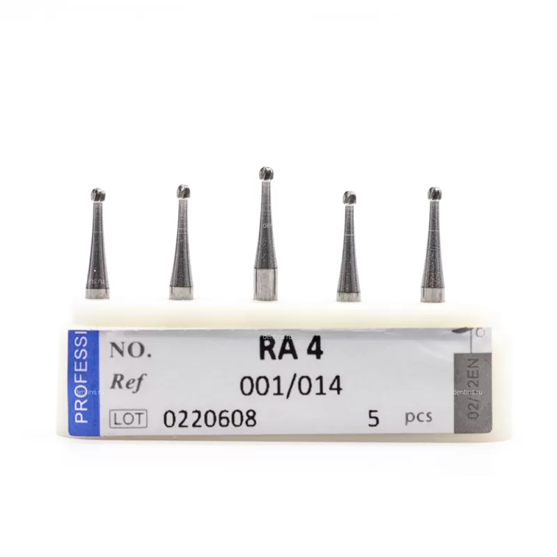 Бор твердосплавный для углового наконечника (2.35 мм RA), шаровидный, 1,4 мм