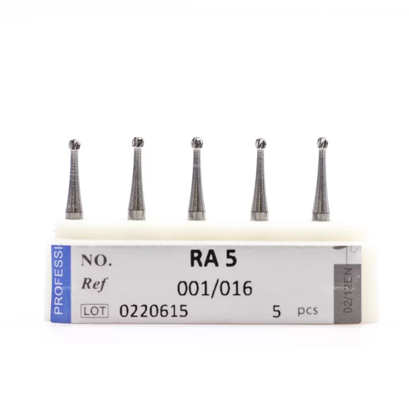 Бор твердосплавный для углового наконечника (2.35 мм RA), шаровидный, 1,6 мм