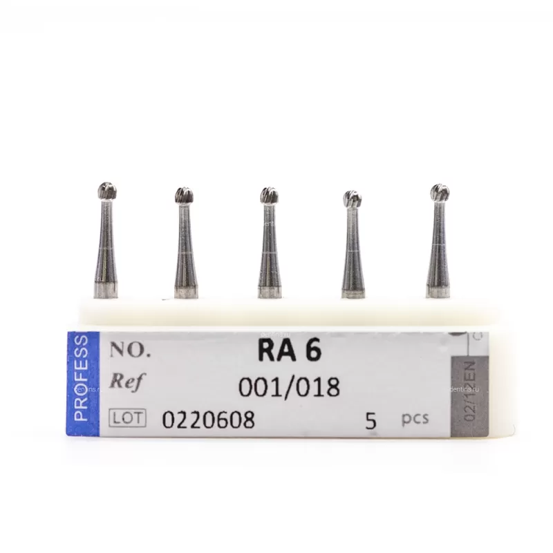 Бор твердосплавный для углового наконечника (2.35 мм RA), шаровидный, 1,8 мм