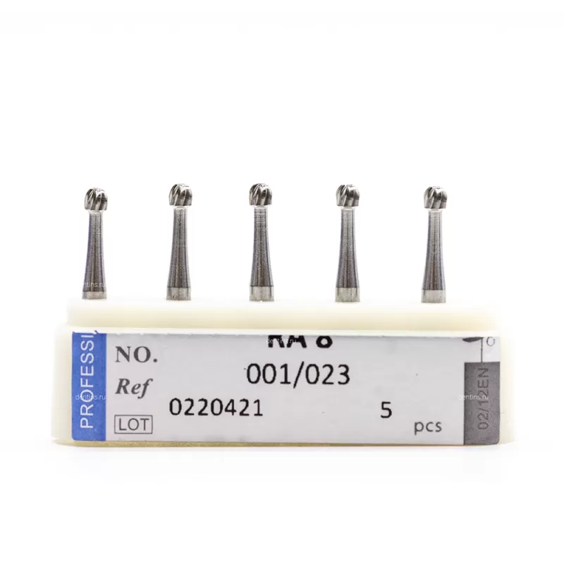 Бор твердосплавный для углового наконечника (2.35 мм RA), шаровидный, 2,3 мм