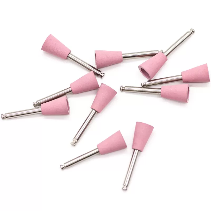 Резинка для полирования, чашка маленькая, розовая - средняя абразивность