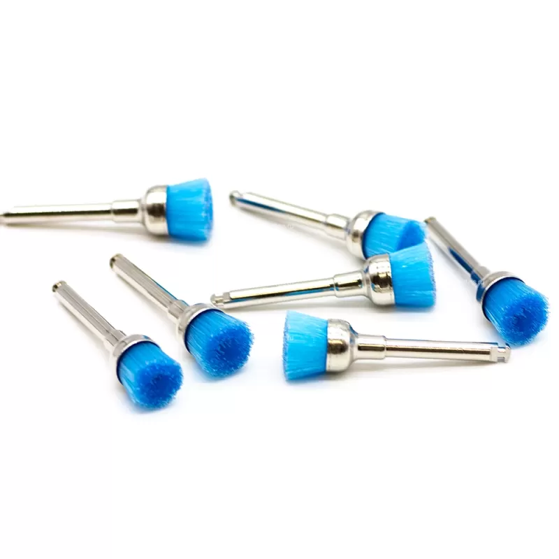 Полировочная щетка, чашка, синяя