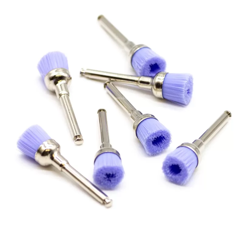 Полировочная щетка, чашка, фиолетовая