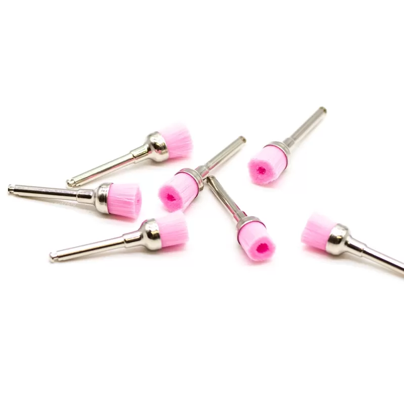 Полировочная щетка, чашка, розовая