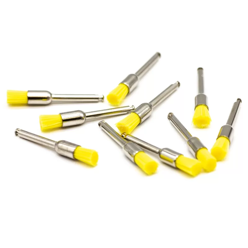 Полировочная щетка, пучок, желтая