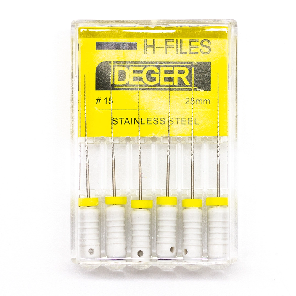 Файлы эндодонтические DEGER H-files, 15, 25 мм