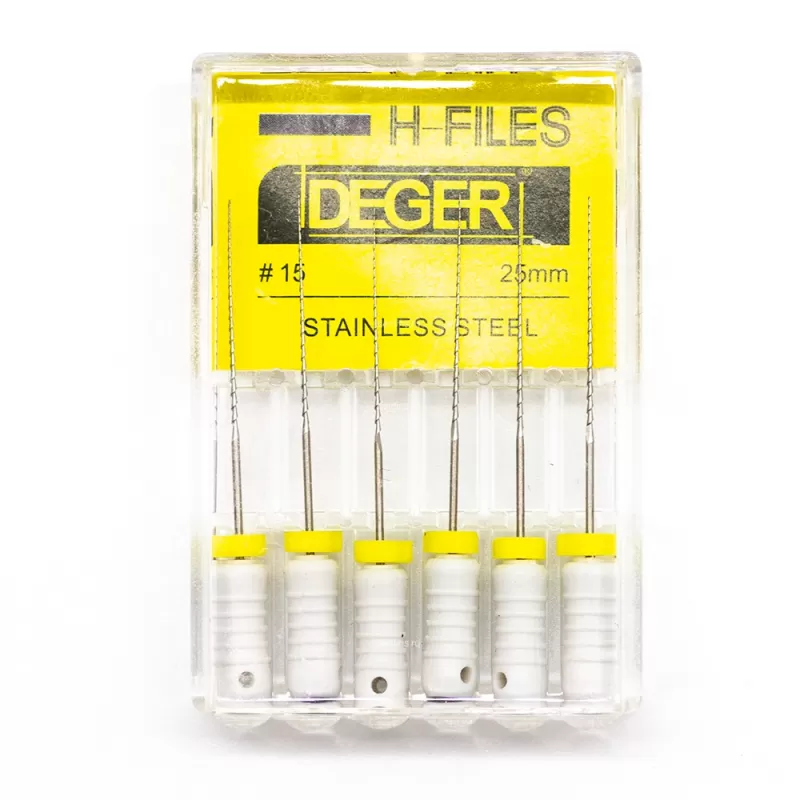 Файлы эндодонтические DEGER H-files, 15, 25 мм