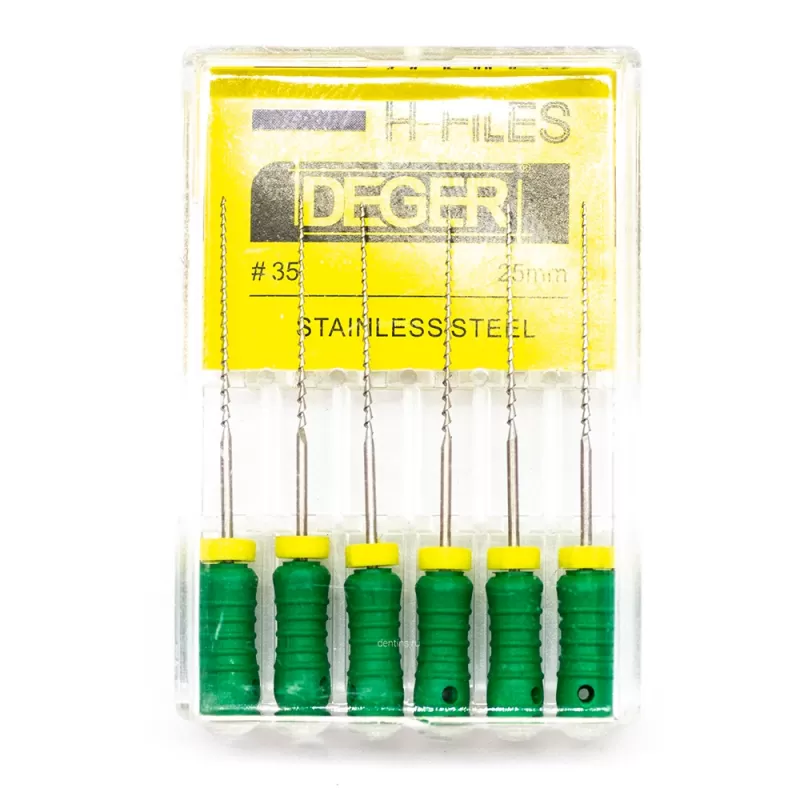 Файлы эндодонтические DEGER  H-files, 35, 25 мм