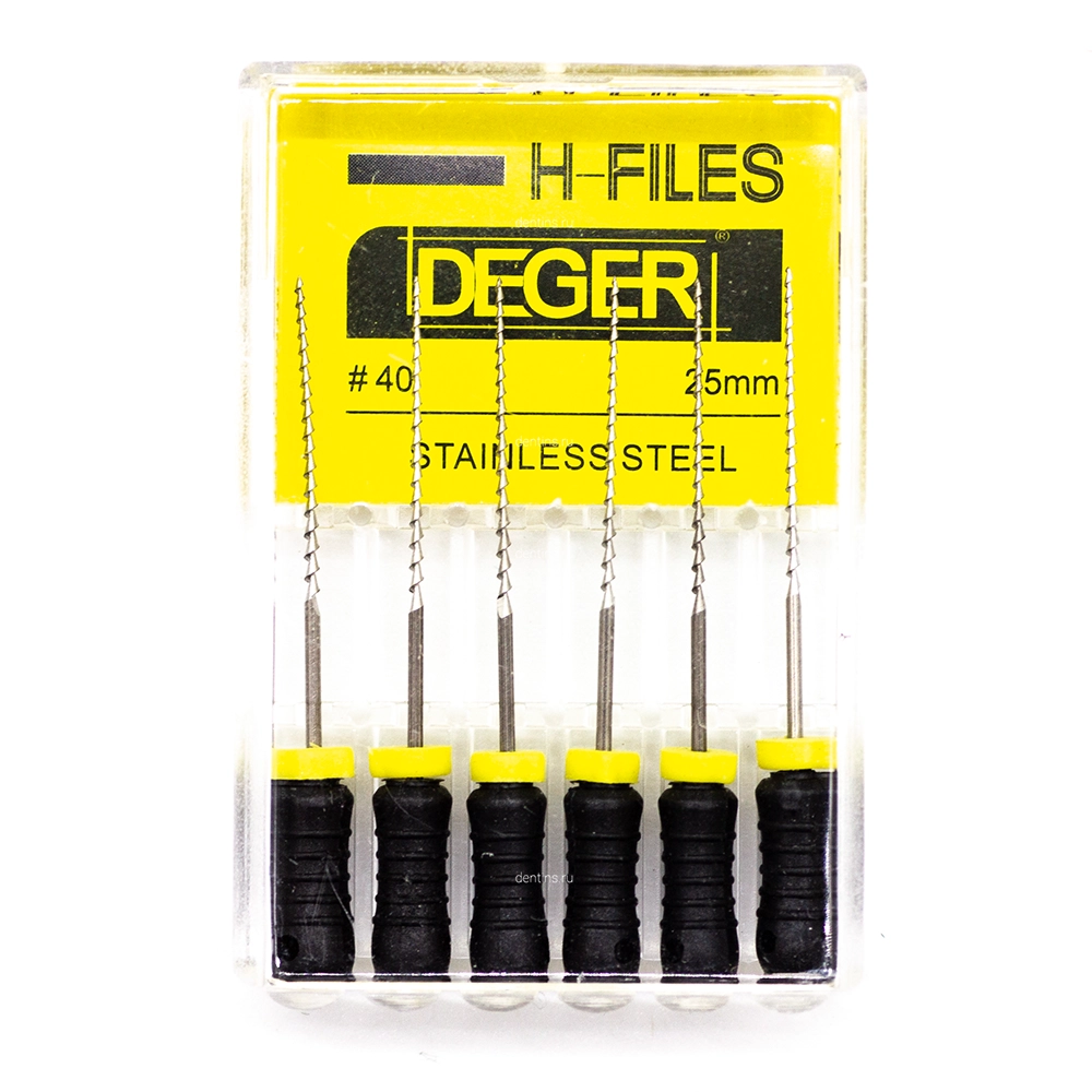Файлы эндодонтические DEGER  H-files, 40, 25 мм