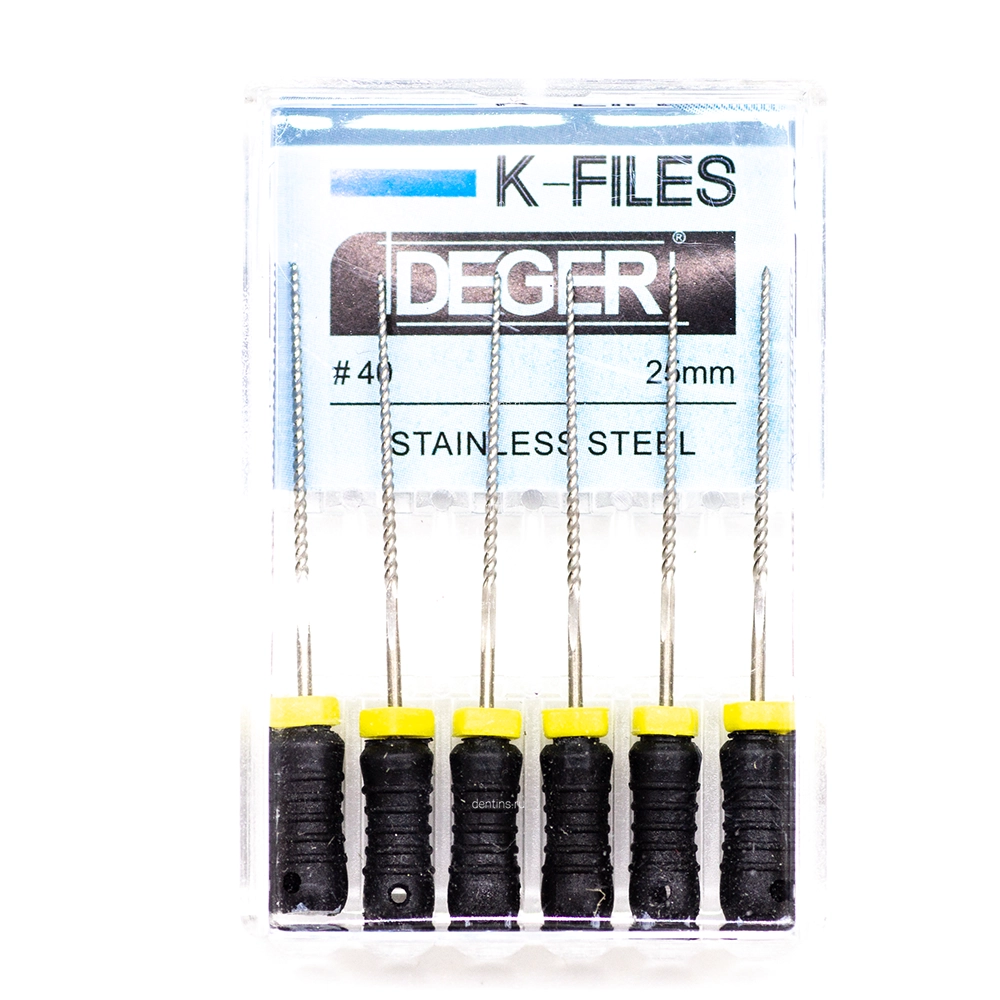 Файлы эндодонтические DEGER K-files, 40, 25 мм