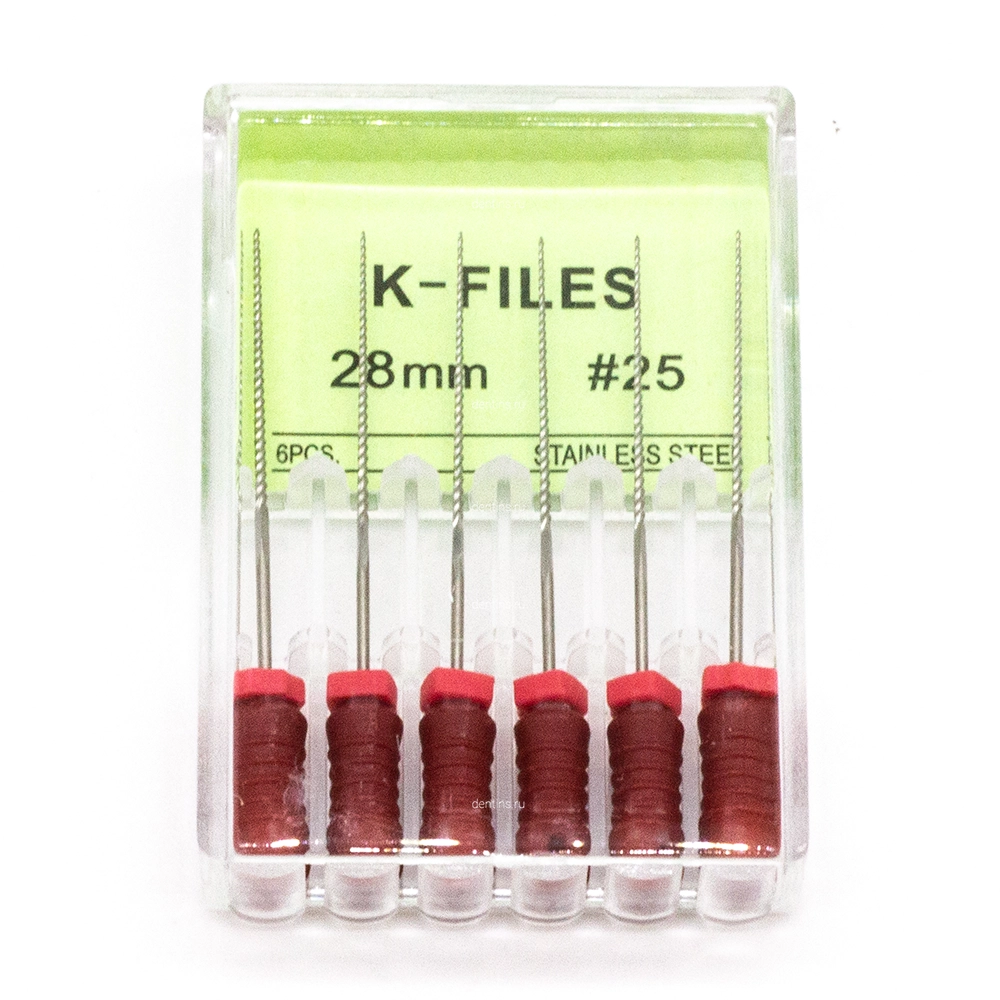 Файлы эндодонтические DEGER K-files, 25, 28 мм