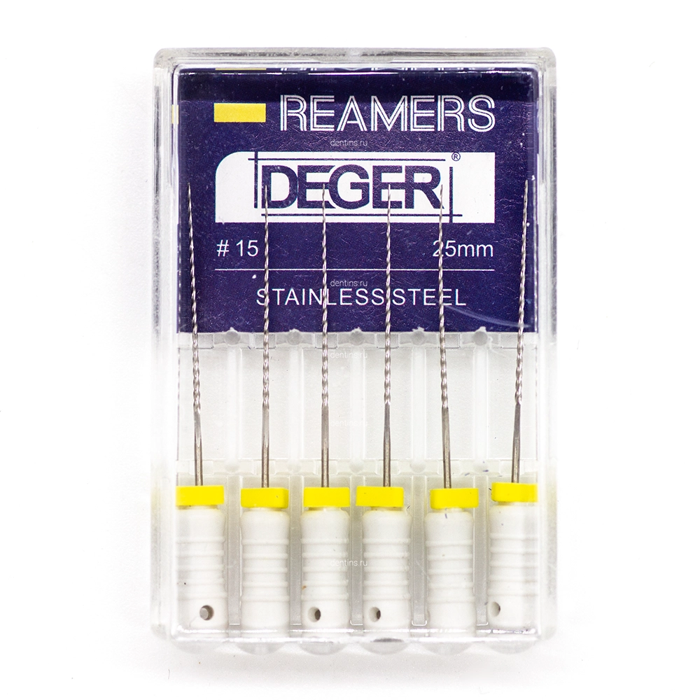 Файлы эндодонтические DEGER K-reamers, 15, 25 мм