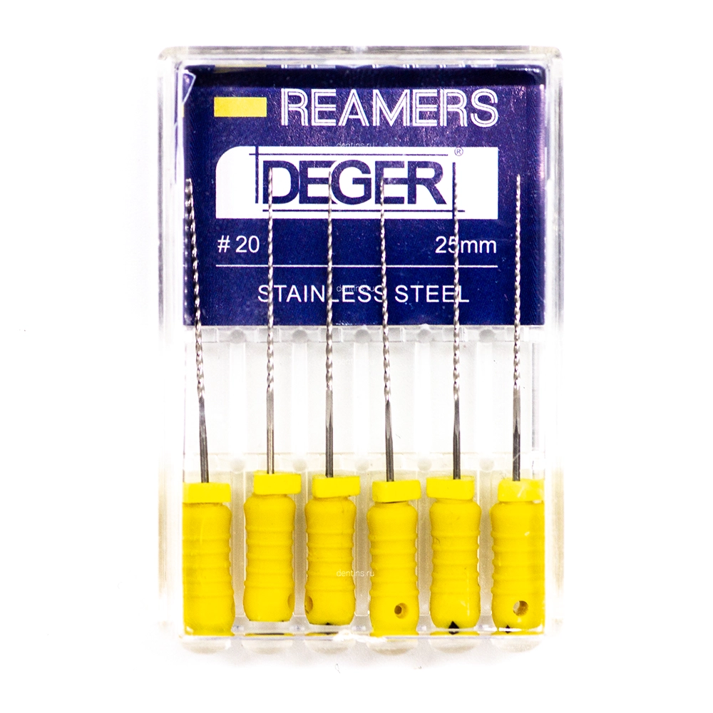 Файлы эндодонтические DEGER K-reamers, 20, 25 мм