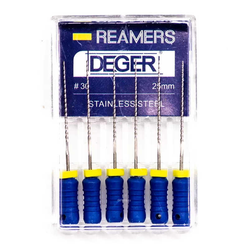 Файлы эндодонтические DEGER K-reamers, 30, 25 мм