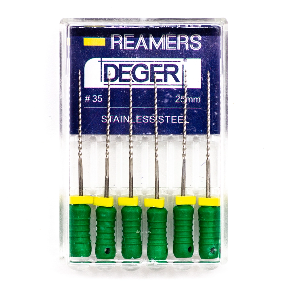 Файлы эндодонтические DEGER K-reamers, 35, 25 мм