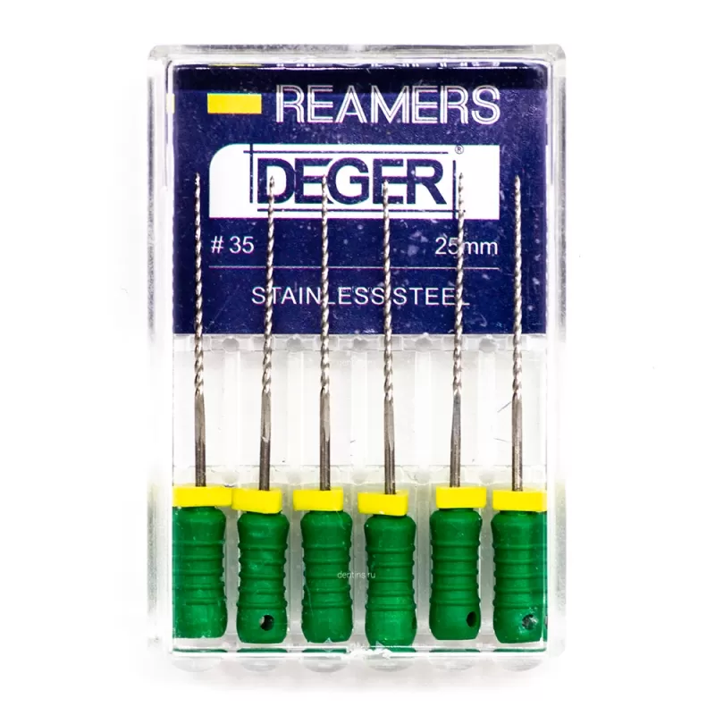 Файлы эндодонтические DEGER K-reamers, 35, 25 мм