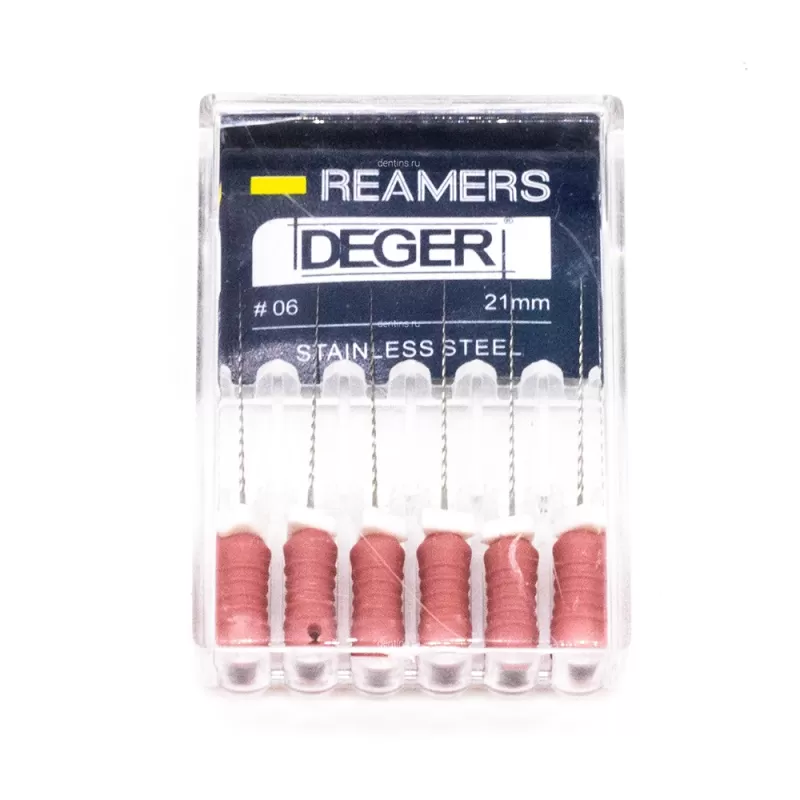 Файлы эндодонтические DEGER K-reamers, 06, 21 мм