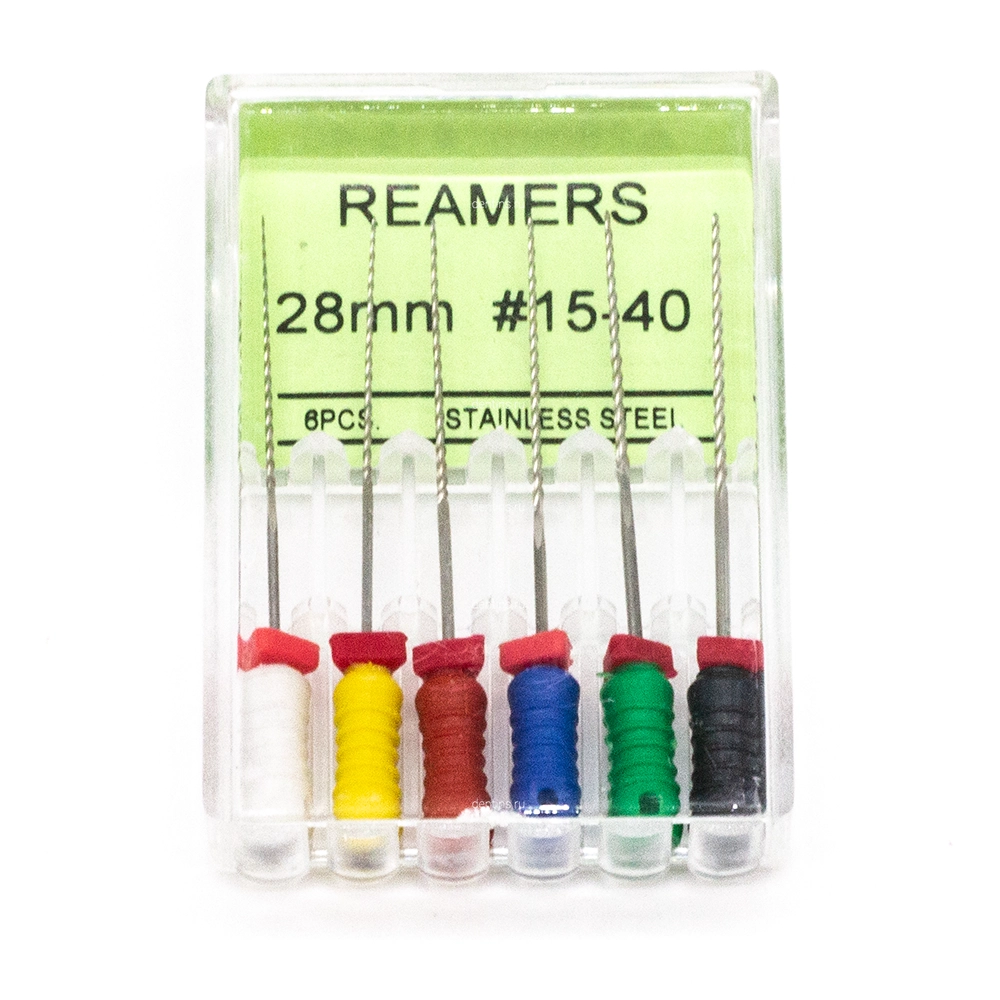 Файлы эндодонтические DEGER K-reamers, 15-40, 28 мм
