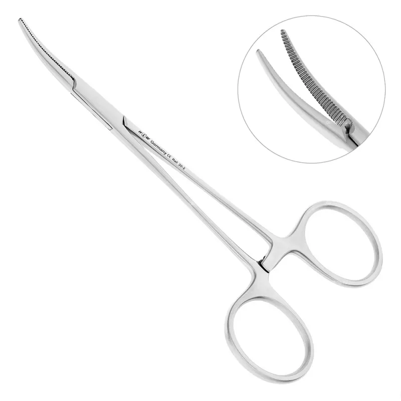 Зажим Halstead-Mosquito, изогнутый, 12,5 см