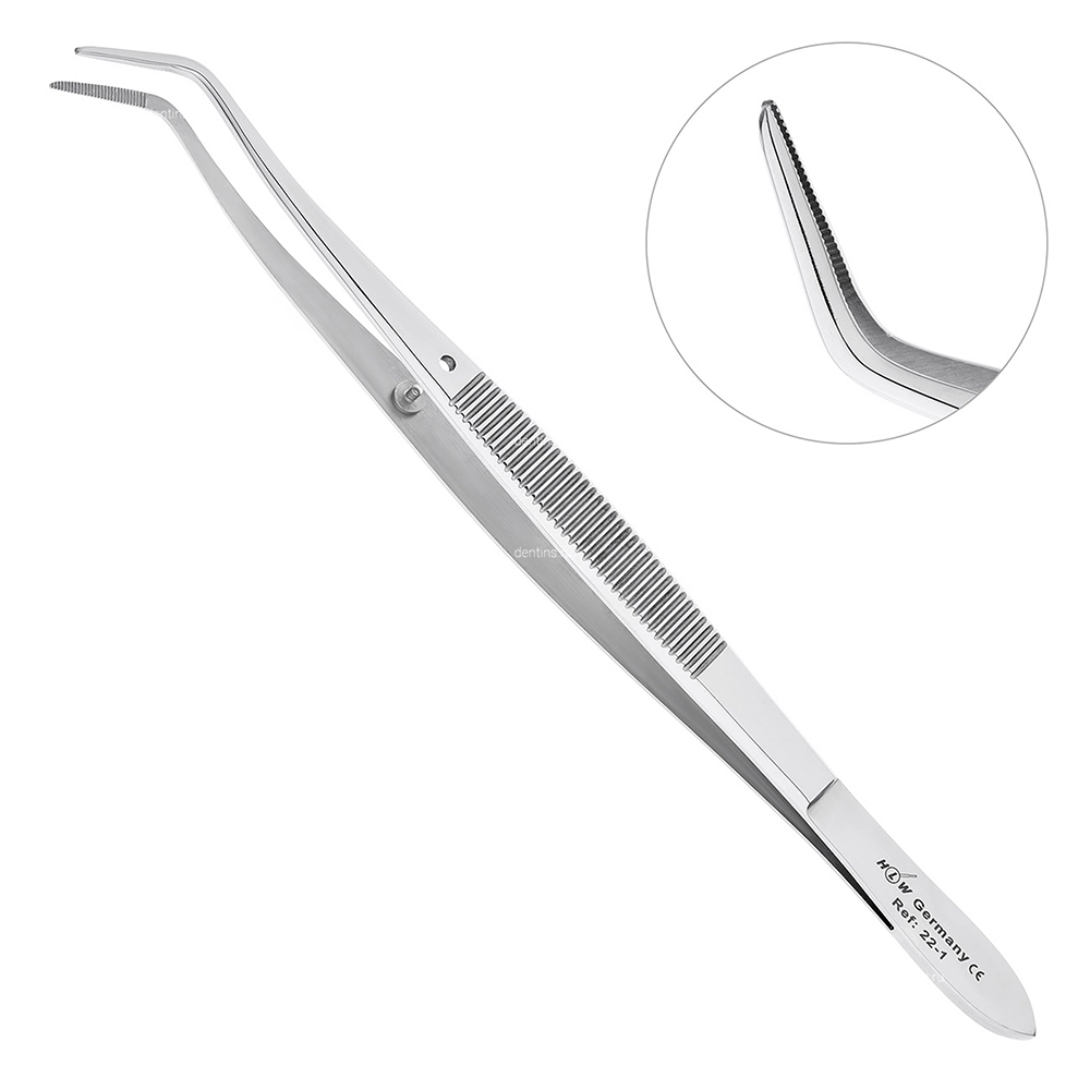 Пинцет стоматологический Meriam, 16,0 см