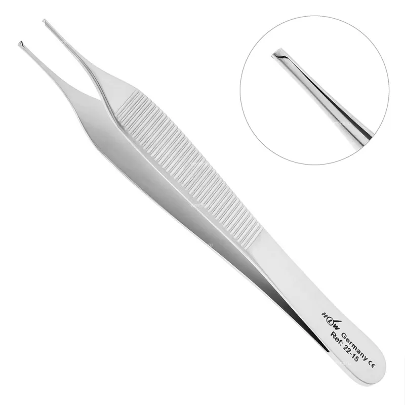 Пинцет Adson хирургический, 12,0 см