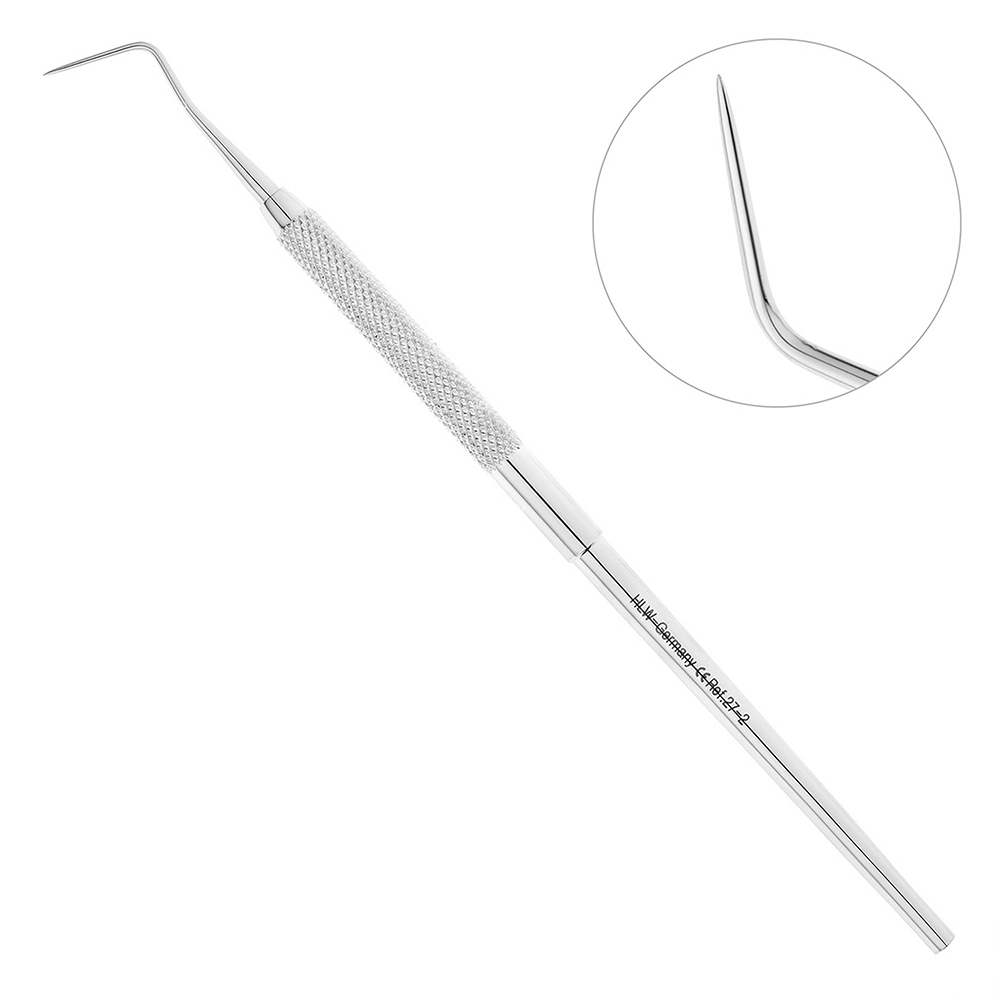 Зонд односторонний жесткий,  форма 8