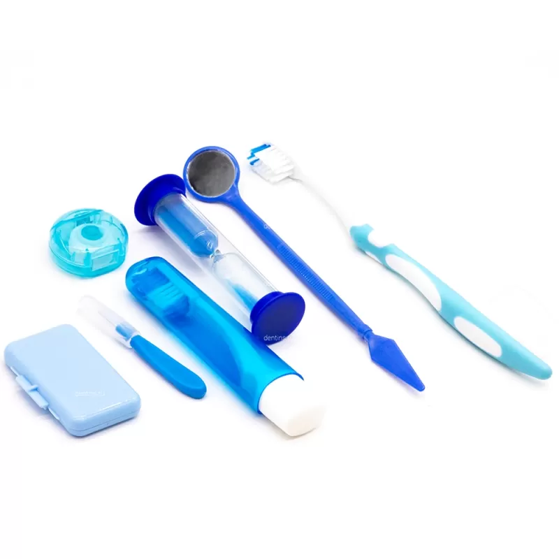 Отодонтический набор по уходу за полостью рта в пенале, голубой Отодонтический набор по уходу за полостью рта в пенале, голубой