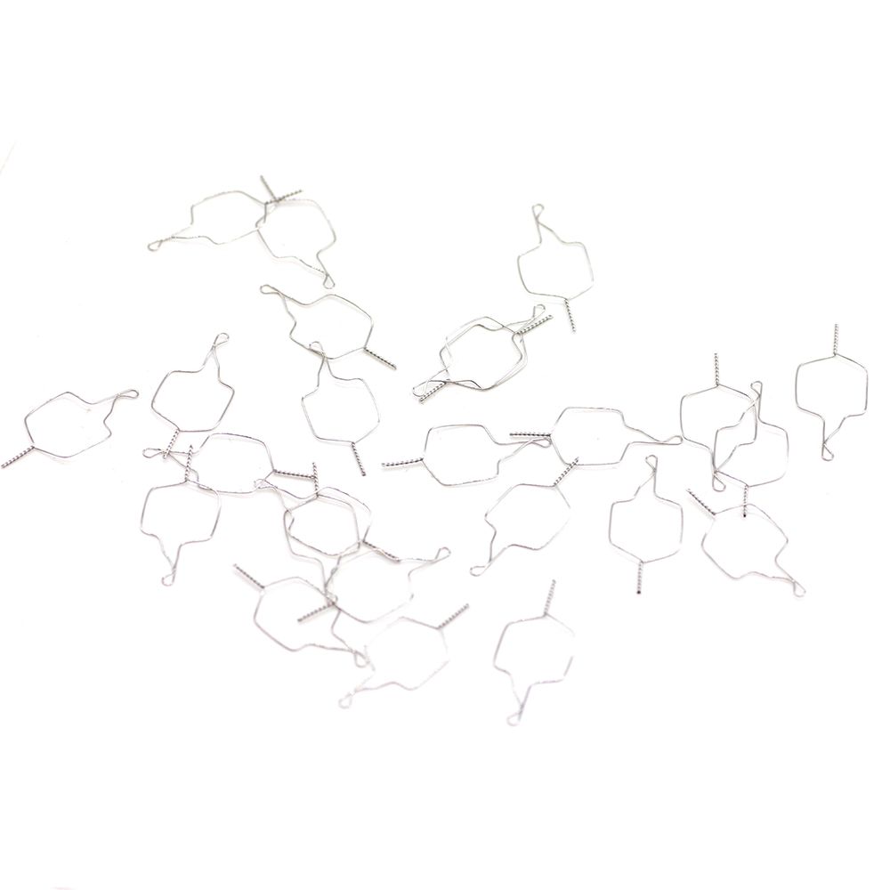 Металлическая лигатура Кобаяши, короткая, 0.010, 100 шт