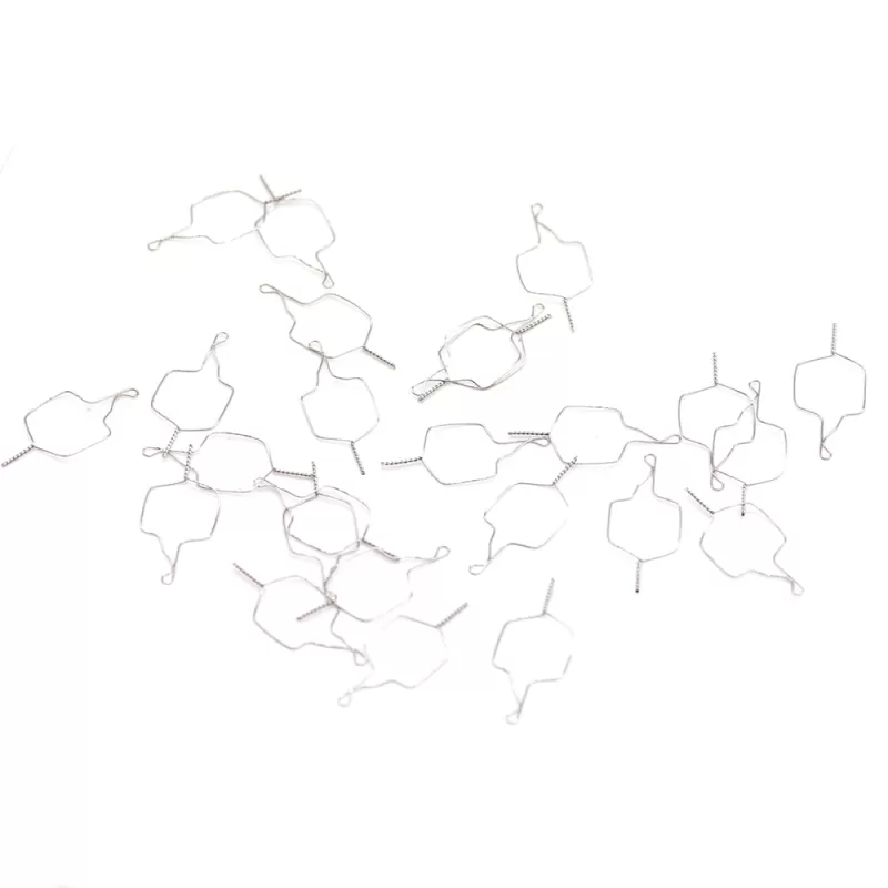 Металлическая лигатура Кобаяши, короткая, 0.010, 100 шт